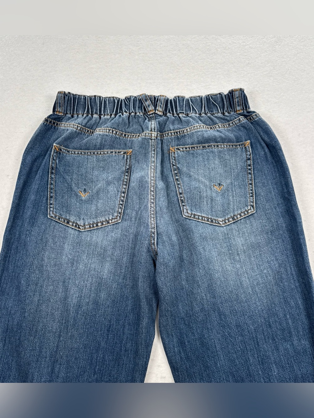 HUDSON Jeans Remi High Rise Straight Leg Ankle Womens Sz 31 Elastic Waist - Picture 6 of 10